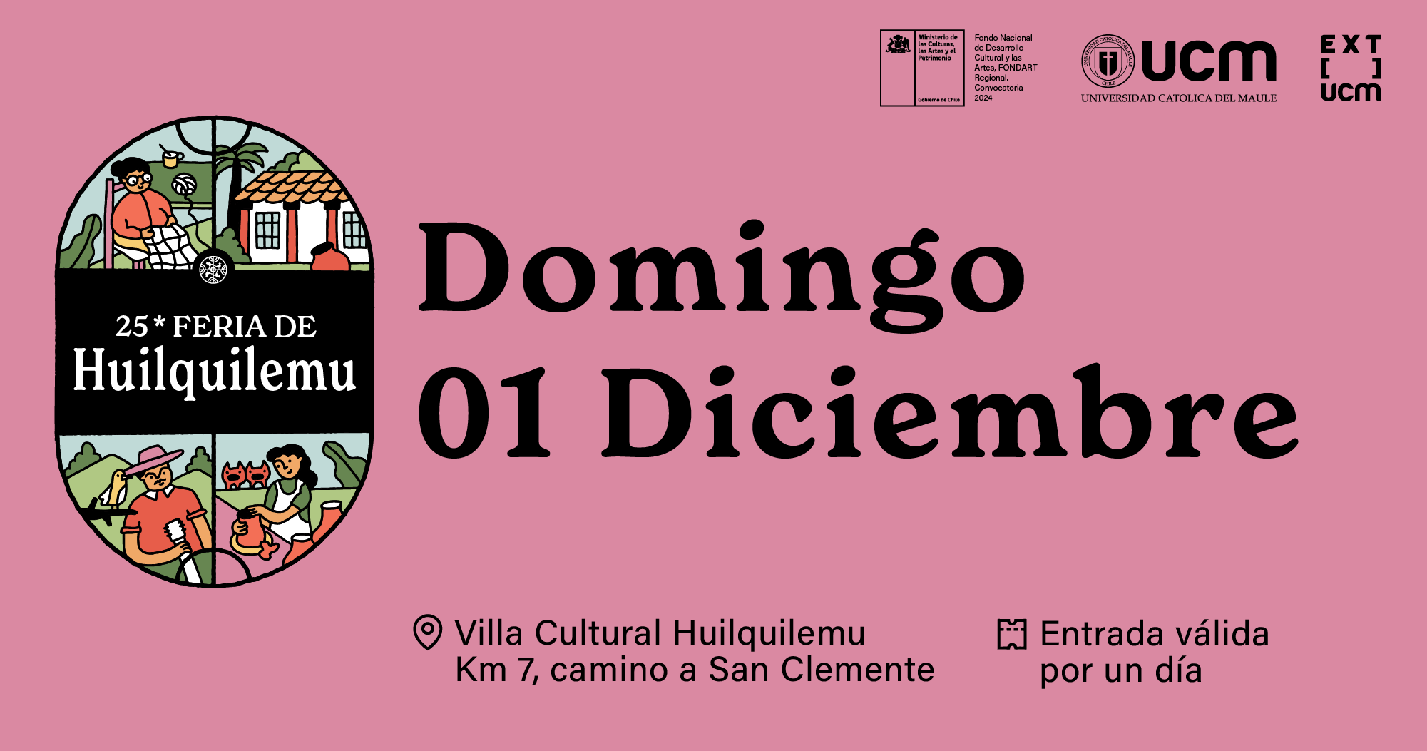 25 FERIA DE HUILQUILEMU - 01/12 01-12-2024 11:00